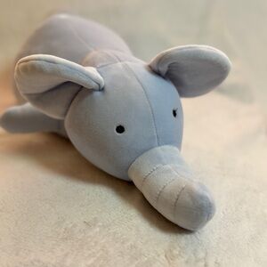 Elephant Weighted  15.5” Plush Kids' Comfort Throw‎ Pillow Light Blue Pillowfort
